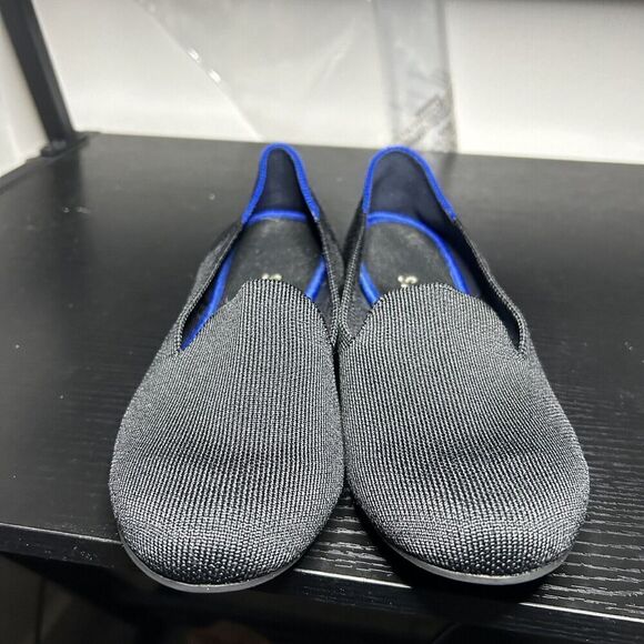 Rothy’s Women’s Size 9.5 Black Round Toe Flats Sandals Shoes Slip On - Picture 2 of 8